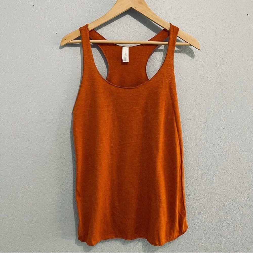 NWOT Over the Limit Orange Racerback Tank‎ Top M - Picture 8 of 14